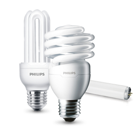 Philips CFL bulbs product collection
