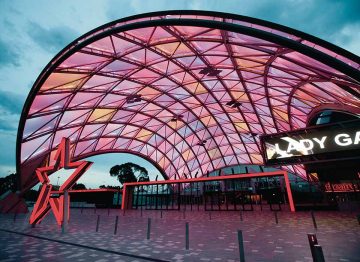 Lighting the Adelaide Entertainment Centre