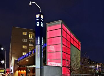 Lighting the New Market station